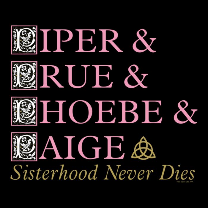 Charmed Sisterhood Never Dies Gift Women's Crop Top Tee
