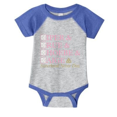 Charmed Sisterhood Never Dies Gift Infant Baby Jersey Bodysuit