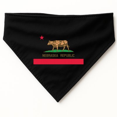 California Style Nebraska State Flag USA-Made Doggie Bandana