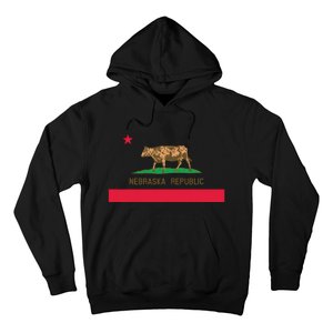 California Style Nebraska State Flag Hoodie