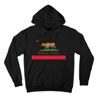 California Style Nebraska State Flag Hoodie