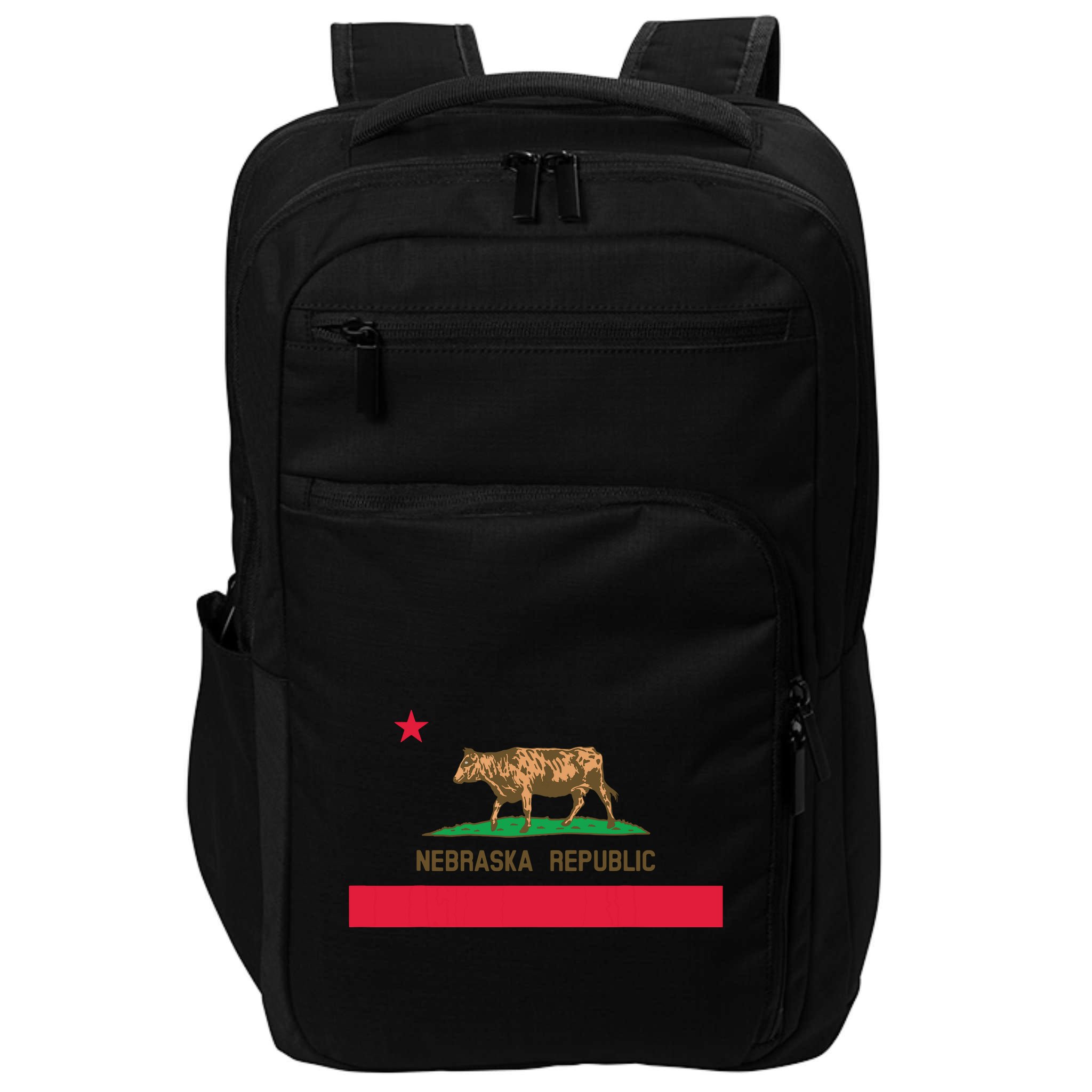 California Style Nebraska State Flag Impact Tech Backpack