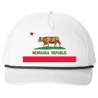 California Style Nebraska State Flag Snapback Five-Panel Rope Hat