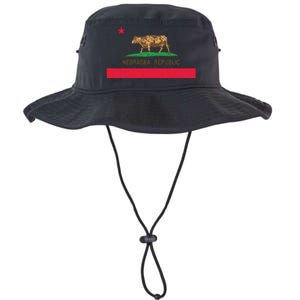 California Style Nebraska State Flag Legacy Cool Fit Booney Bucket Hat