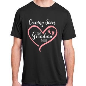 Coming Soon New Grandma To Be Gift Adult ChromaSoft Performance T-Shirt