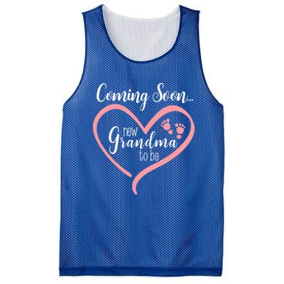 Coming Soon New Grandma To Be Gift Mesh Reversible Basketball Jersey Tank