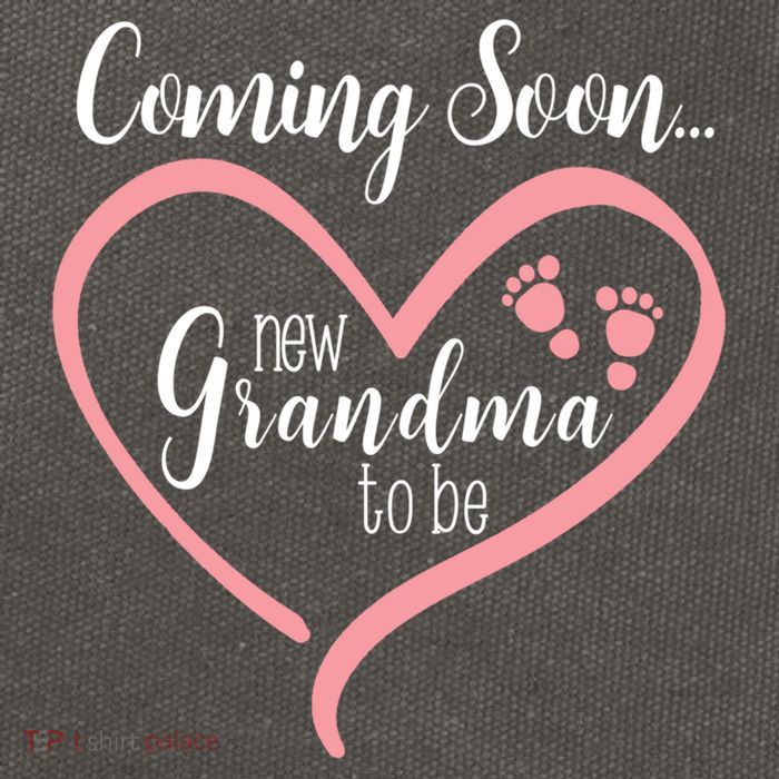 Coming Soon New Grandma To Be Gift Cotton Canvas Backpack