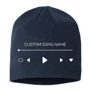 Custom Song Name Sustainable Beanie