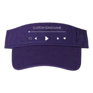 Custom Song Name Valucap Bio-Washed Visor