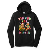 Christmas School Nurse Xmas Did You Try Icing It Gingerbread Women's Pullover Hoodie