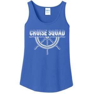 Cruise Squad Nautical Wooden Ship Steering Wheel Cruising Gift Ladies Essential Tank