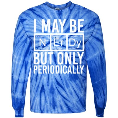 Chemist Science Nerd Gift Periodic Table Scientist Chemistry Gift Tie-Dye Long Sleeve Shirt