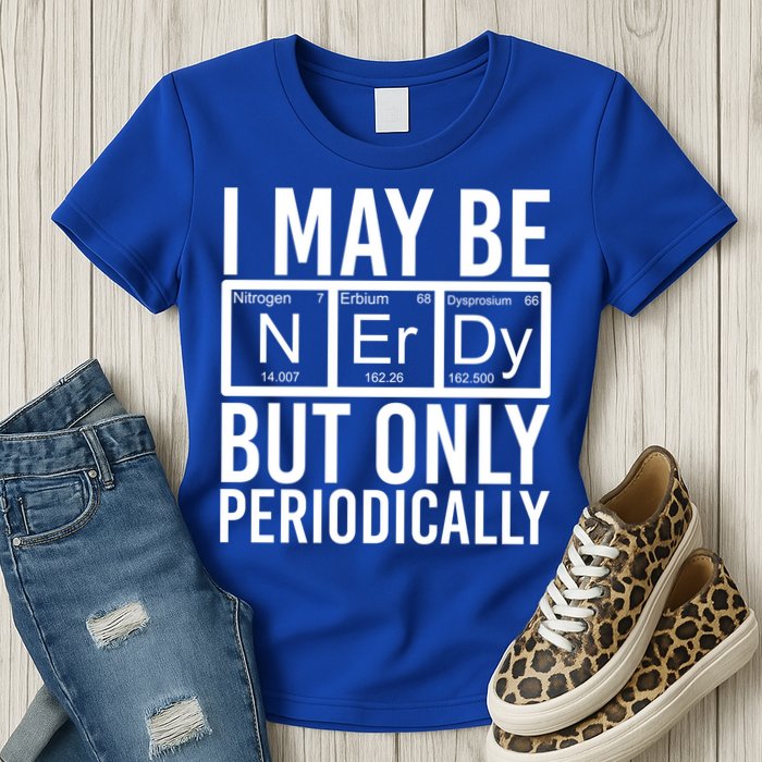 Chemist Science Nerd Gift Periodic Table Scientist Chemistry Gift Womens T-Shirt