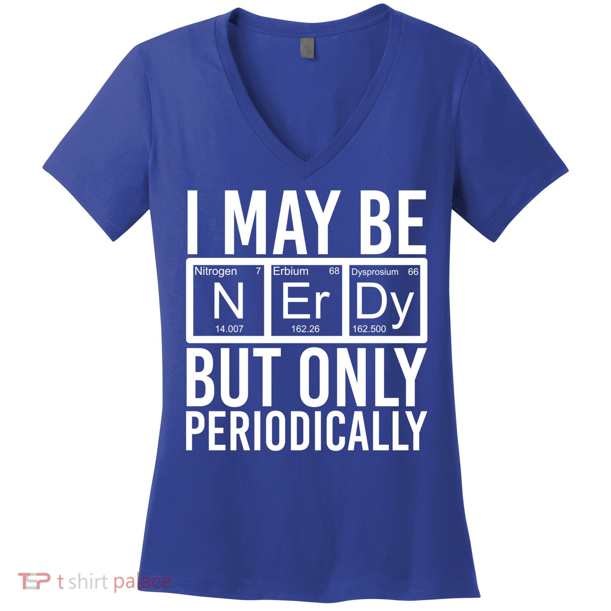 Chemist Science Nerd Gift Periodic Table Scientist Chemistry Gift Women's V-Neck T-Shirt