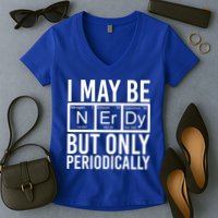 Chemist Science Nerd Gift Periodic Table Scientist Chemistry Gift Women's V-Neck T-Shirt
