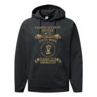 Campus Security Officer We Do Precision Performance Fleece Hoodie