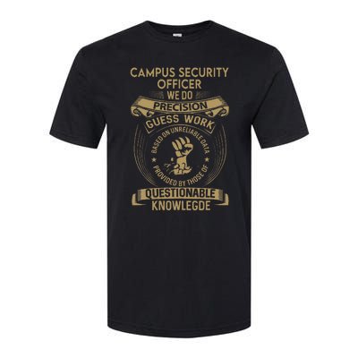 Campus Security Officer We Do Precision Softstyle CVC T-Shirt