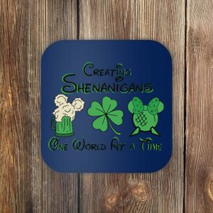 Creating Shenanigans One World At A Time Saint Patrick's Day Beer Drinking Team Coaster