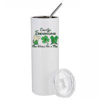 Creating Shenanigans One World At A Time Saint Patrick's Day Beer Drinking Team Stainless Steel Tumbler