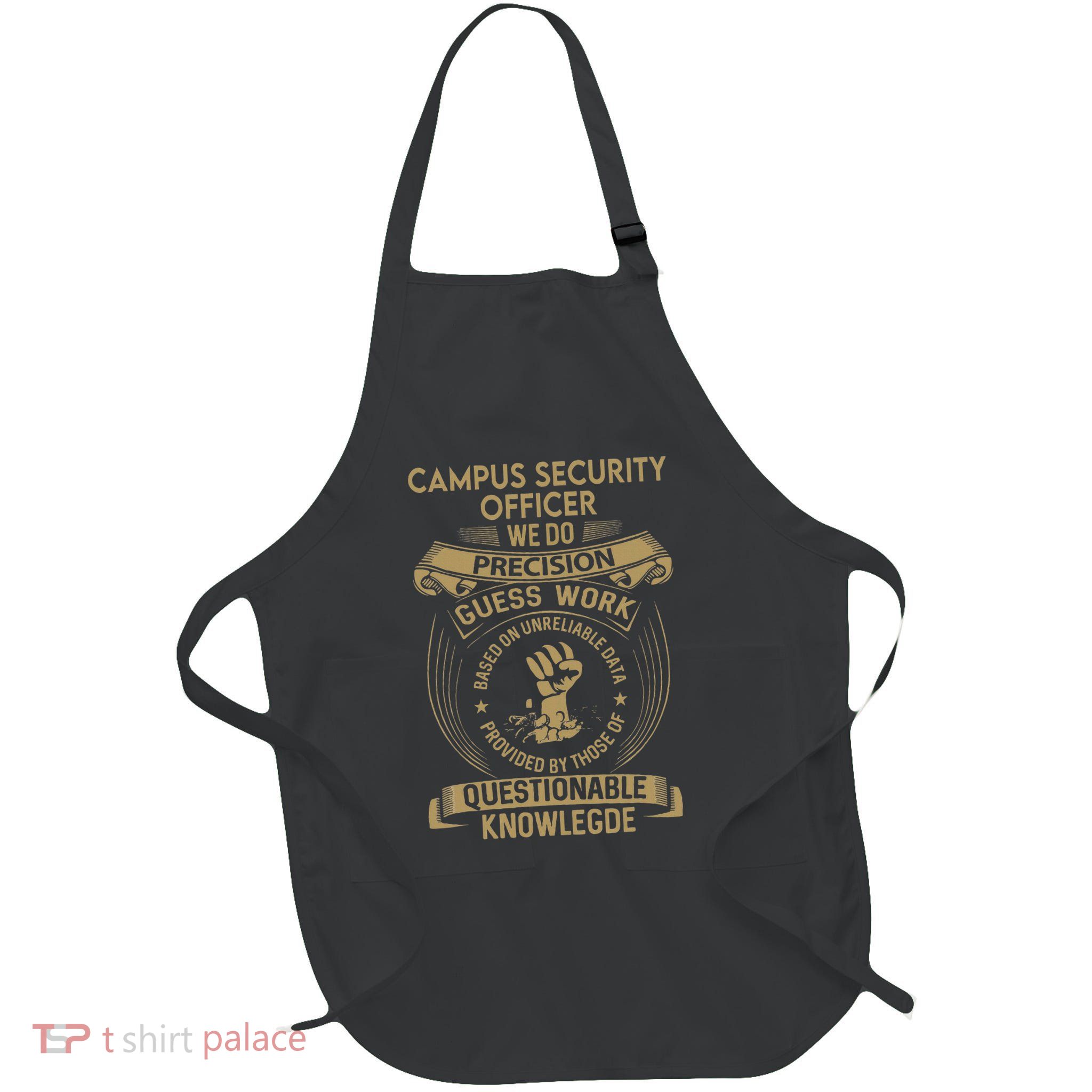 Campus Security Officer We Do Precision Full-Length Apron With Pockets