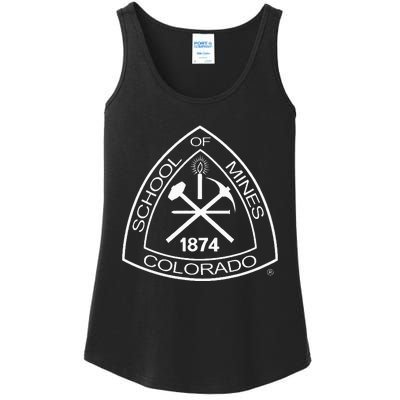 Colorado School Of Mines Orediggers Icon Logo Ladies Essential Tank