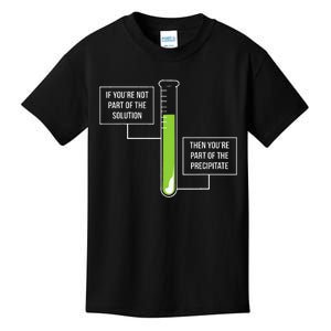 Chemistry Solution Or Precipitate Funny Chemist Kids T-Shirt