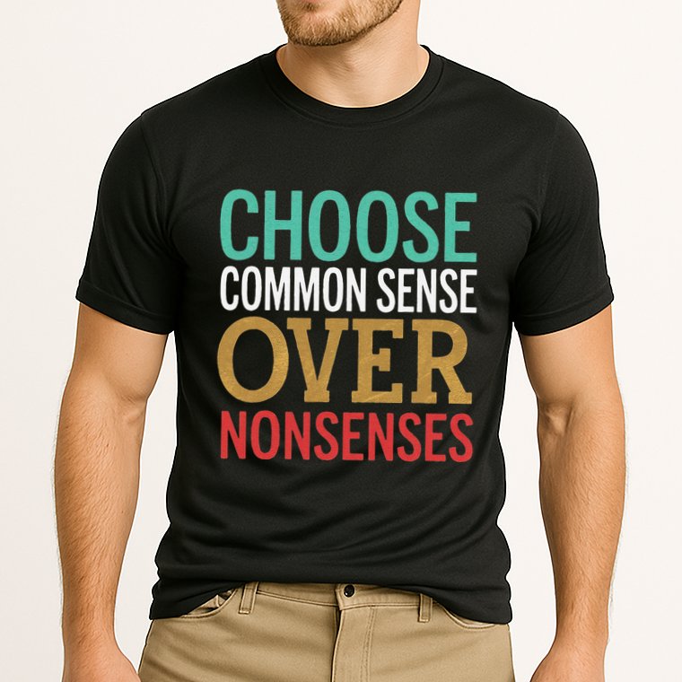 Common Sense Over Nonsense Performance Shirt