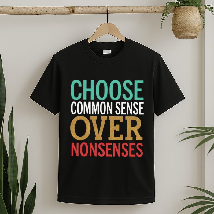 Common Sense Over Nonsense T-Shirt