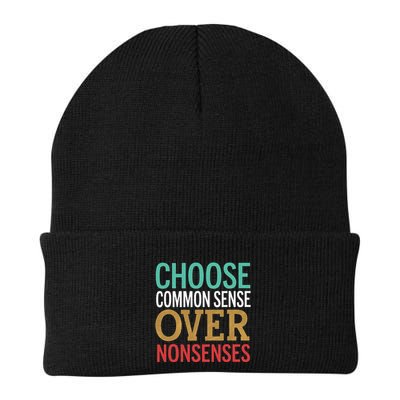 Common Sense Over Nonsense Beanie