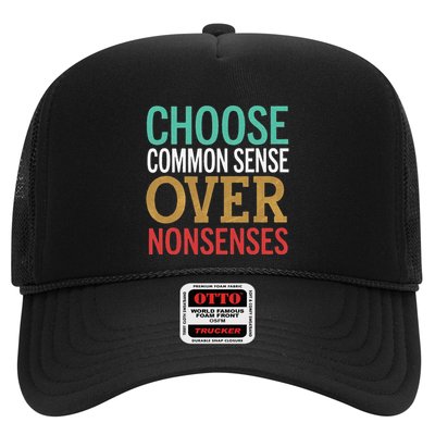 Common Sense Over Nonsense Trucker Hat