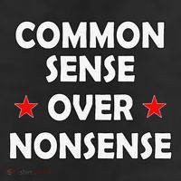 Common Sense Over Nonsense 11oz C Handle Ceramic Mug
