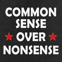 Common Sense Over Nonsense Golf Towel