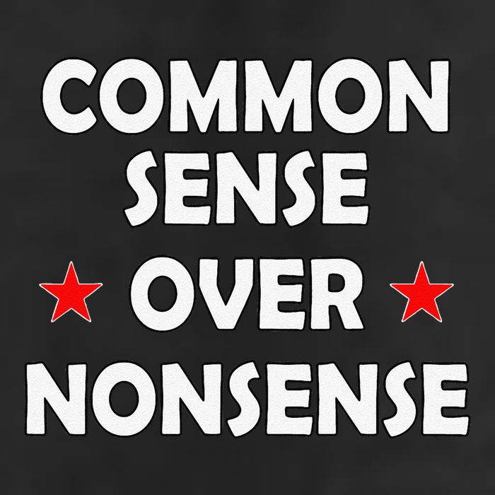 Common Sense Over Nonsense Golf Towel