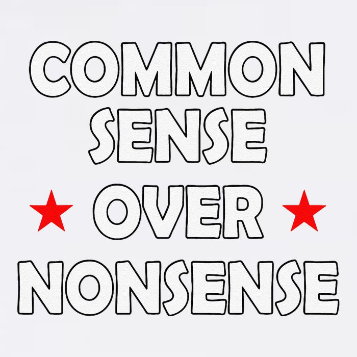 Common Sense Over Nonsense Garment-Dyed Sweatshirt