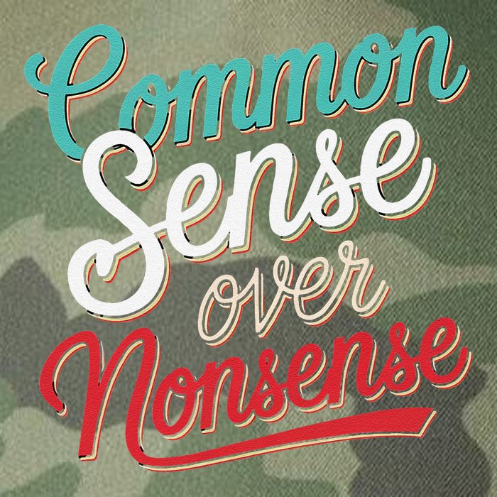 Common Sense Over Nonsense Retro Legacy Tie Dye Trucker Hat