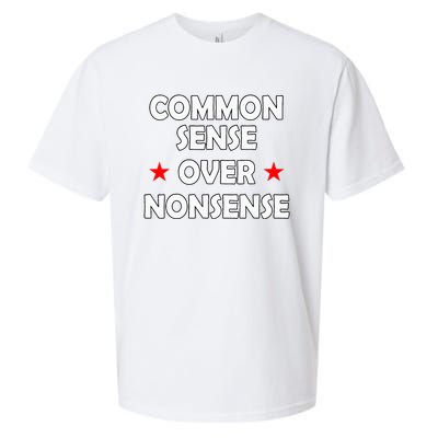 Common Sense Over Nonsense Sueded Cloud Jersey T-Shirt