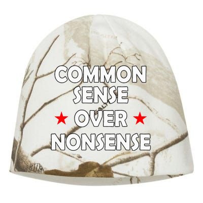 Common Sense Over Nonsense Kati - Camo Knit Beanie