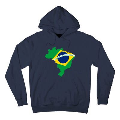 Cool Silhouette Of Brazil Map Tall Hoodie