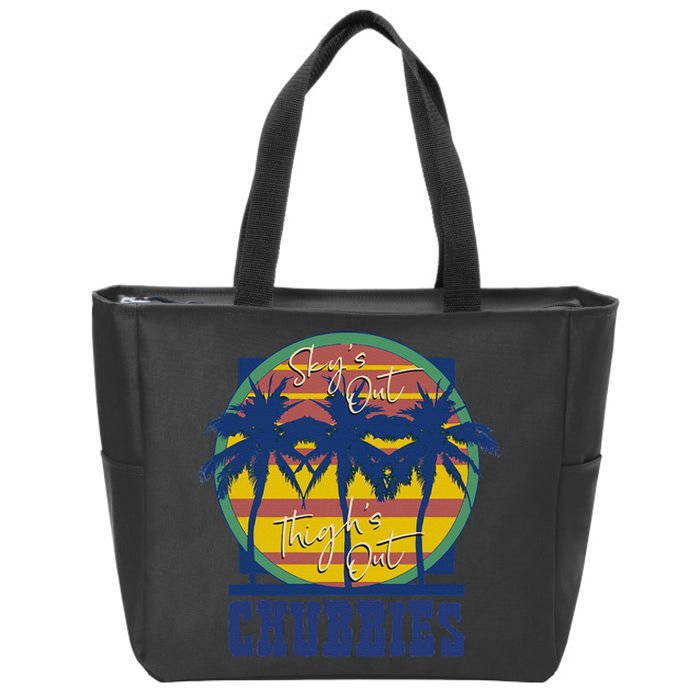 Chubbies Sky’S Out Thighs Out Zip Tote Bag