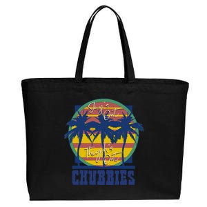 Chubbies Sky’S Out Thighs Out Cotton Canvas Jumbo Tote