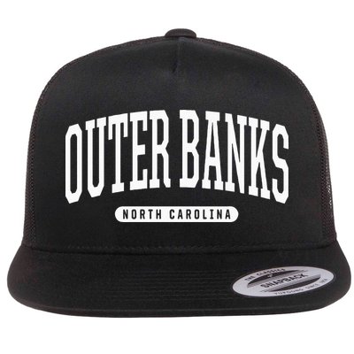 College Style Outer Banks North Carolina Souvenir Gift Flatbill Hat