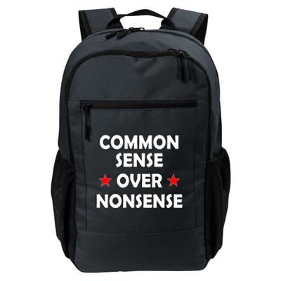 Common Sense Over Nonsense American Election Designs Daily Commute Backpack