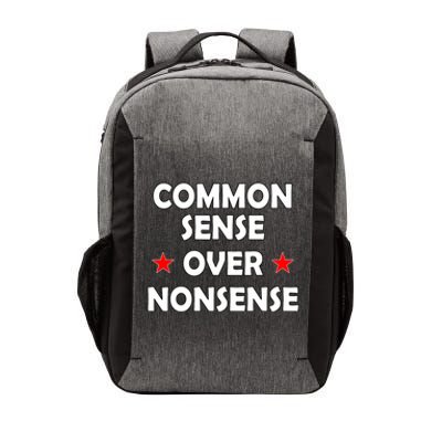 Common Sense Over Nonsense American Election Designs Vector Backpack