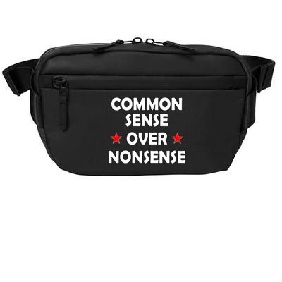 Common Sense Over Nonsense American Election Designs Crossbody Pack