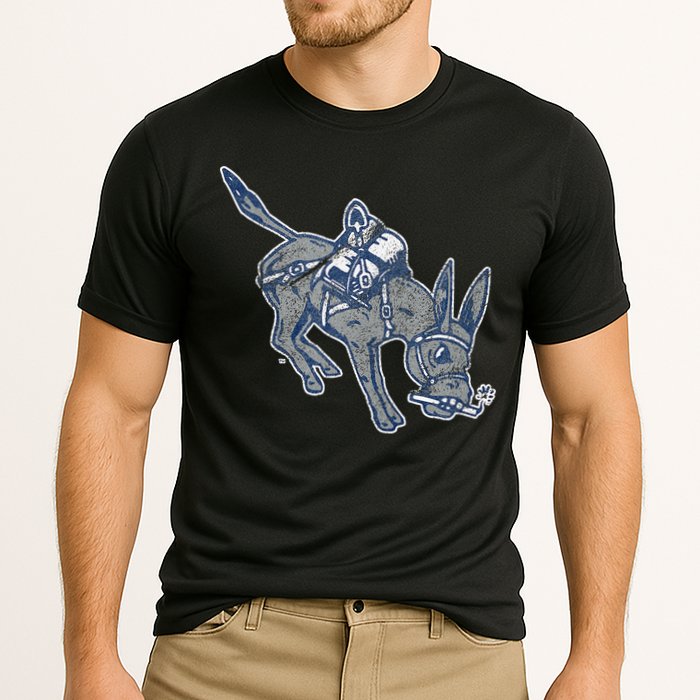 Colorado School Of Mines Orediggers Distressed Primary Performance Shirt