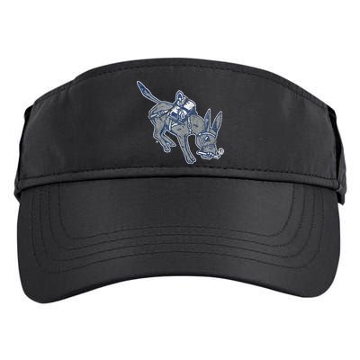 Colorado School Of Mines Orediggers Distressed Primary Adult Drive Performance Visor
