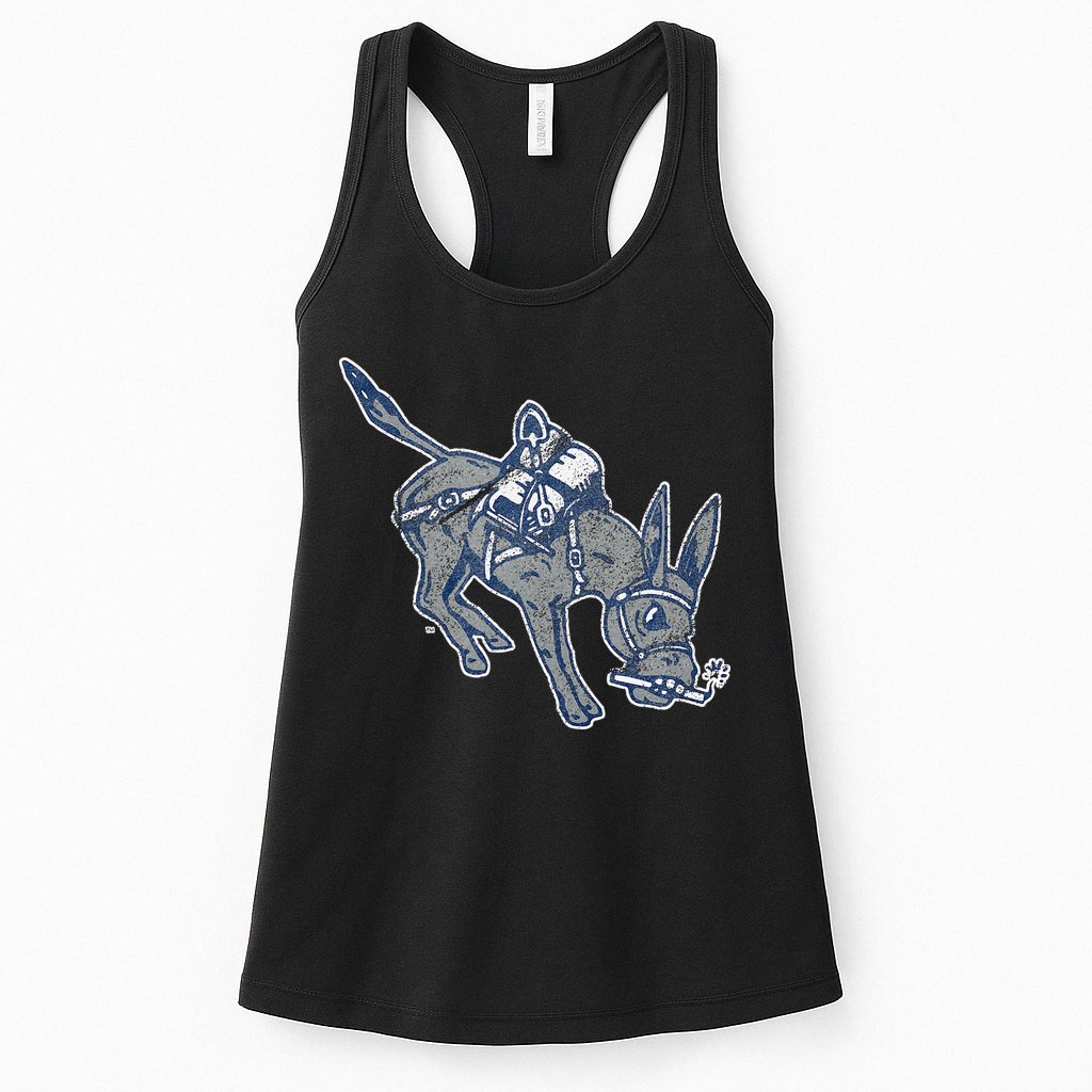 Colorado School Of Mines Orediggers Distressed Primary Womens Tank Top
