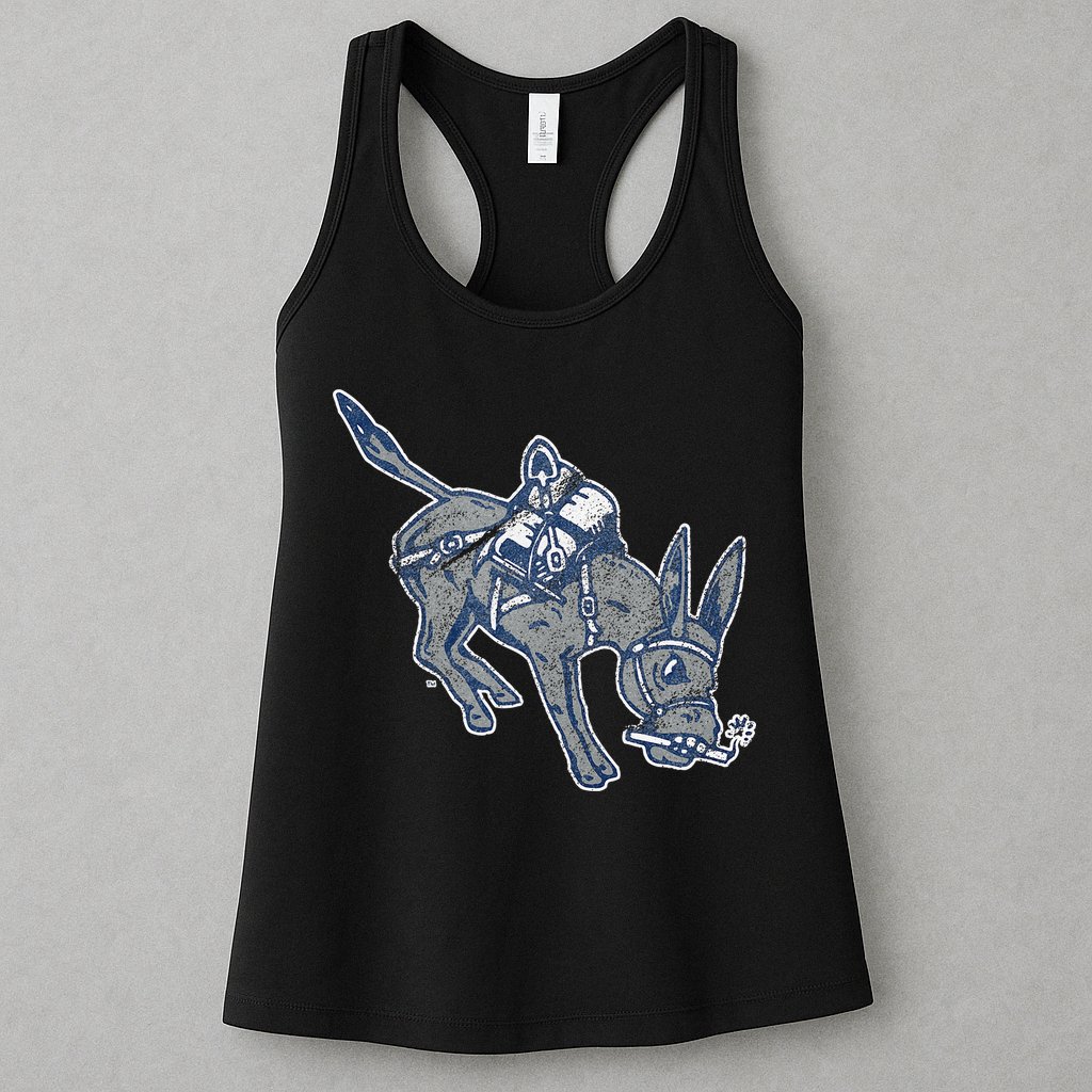 Colorado School Of Mines Orediggers Distressed Primary Womens Tank Top