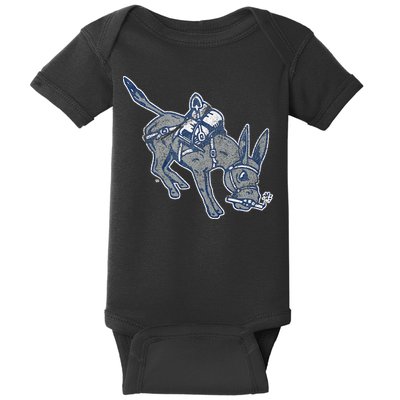 Colorado School Of Mines Orediggers Distressed Primary Baby Bodysuit