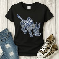 Colorado School Of Mines Orediggers Distressed Primary Womens T-Shirt